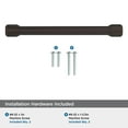 thumbnail image 5 of Amerock Faircrest 6-5/16 inch (160mm) Center-to-Center Oil-Rubbed Bronze Cabinet Pull, 5 of 7