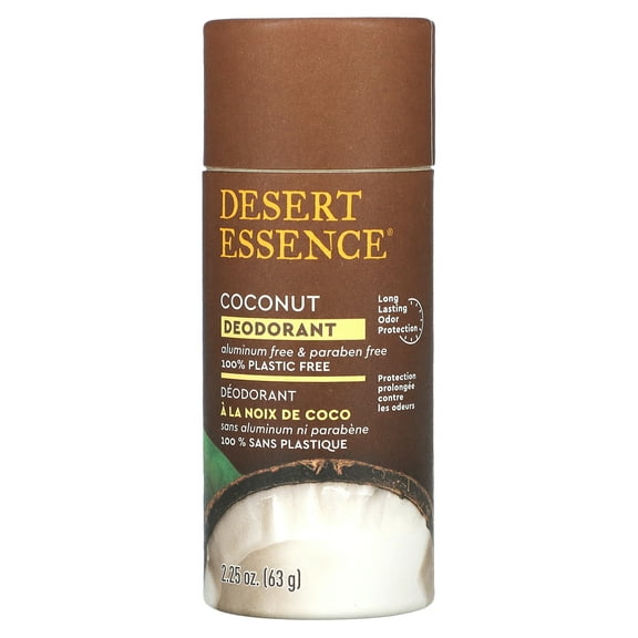 Desert Essence Coconut Deodorant 2.25 oz Stick