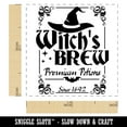 thumbnail image 2 of Witch's Brew Potions Label With Bat Halloween Self-Inking Rubber Stamp Ink Stamper - Green Ink - Small 1 Inch, 2 of 7