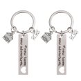 thumbnail image 2 of Xingzhi 2x Silver Home Moving In Key Ring Celebrate New Home With Style Unique House Keychain Metal Keychain yq67+2023 1Set, 2 of 6