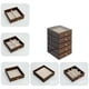 thumbnail image 2 of Caja Organizadora de Joyería de 5 Capas Bandeja de Madera de Nuez Almacenamiento para Anillos Pendientes Collares Y Pulseras Decoración Del Hogar Y Regalo, 2 of 3
