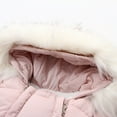 thumbnail image 5 of GYRATEDREAM Baby Winter Snowsuit Warm Hooded Puffy Coat Jacket Footed Romper Infant Jumpsuit with Gloves for Boy Girl 6-24M, 5 of 13