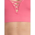thumbnail image 4 of No Boundaries Junios' Seamless Pullover Strappy Front Bralette, 4 of 7