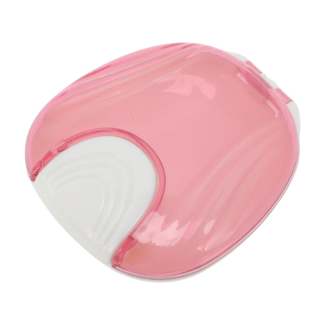 Unique Bargains 1 Pc Braces Box Shell-shaped Braces Storage Box Pink