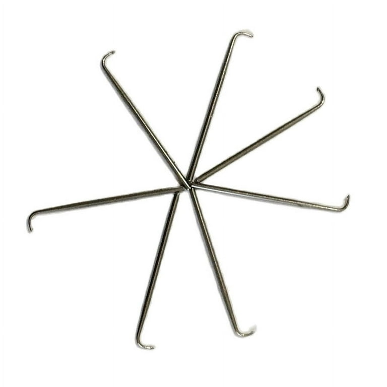 Aluminum Handle + 3 Hook Needles Hair Crochet Ventilating Needles