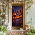 thumbnail image 2 of Halloween Theme Banner Decorative Creative Polyester Material for Birthday Party Holiday Event Indoor Decoration, 2 of 5