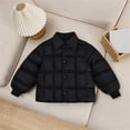 thumbnail image 5 of Teyfeniy Puffer Jackets for Kids Button Down Lapel Quilted Thermal Thicken Fall Winter Casual Warm Coats Lightweight Outwear for Boys and Girls, 5 of 9
