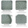 thumbnail image 1 of Bandeja de silicona para hornear, antiadherente, redonda, freidora de aire, alfombrilla para cesta de horno (gris claro L) Likrtyny Libre de BPA, 1 of 9