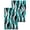 Aque, variant on Aqua Stripe Kitchen Dish Towels for Drying Dishes Set of 2, Ombre Grey Moire Geometric Modern Abstract Waffle Weave Microfiber Hand Tea Bathroom Towels Quick Dry & Absorbent Towel 15.7x23.6
