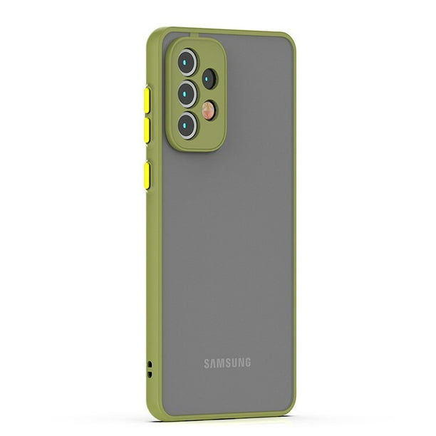 Funda protectora de silicona para teléfono móvil Samsung Galaxy, protector de lente suave de TPU y PC duro para modelos A52s, A22, A32, A42, A52, A72, A12, A13, A23, A33, A53, A73, 5G Fivean unisex