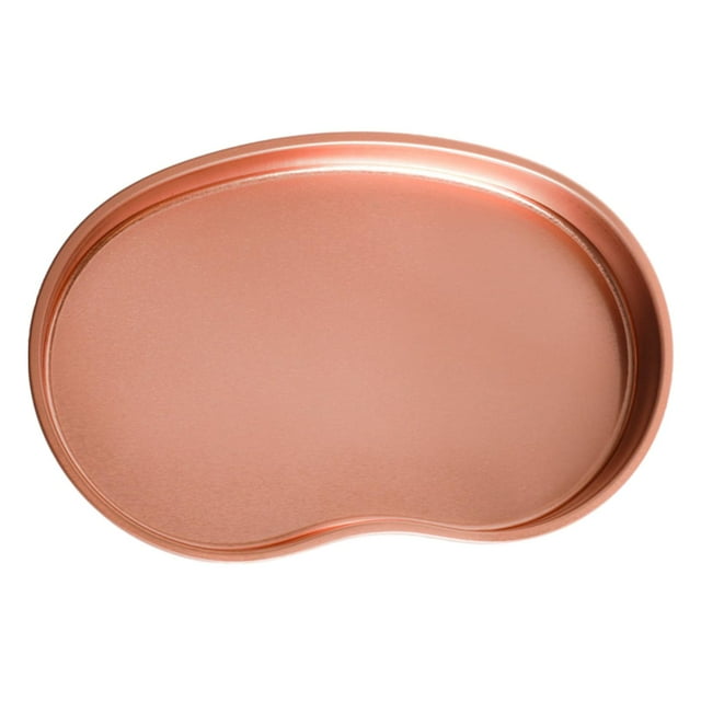 Bandeja Irregular de acero inoxidable, herramienta de escritorio para uñas, plato de joyería apilable, bandeja de joyería Irregular para tocador, sala Oro