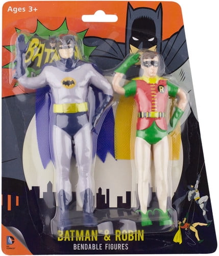 The Riddler DC Comics Batman Classic TV Series Bendable Figure Lot of 2 Toy 1966 