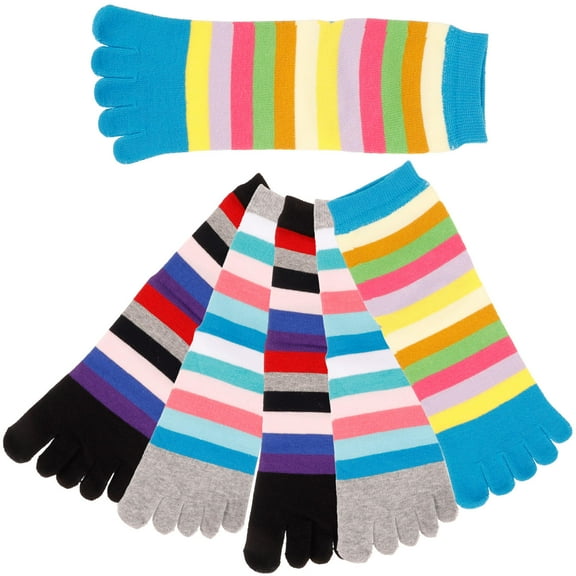 BESTYASH 3 Pairs Socks Women Combed Cotton Fashionable Design Breathable Suitable for Casual Wear