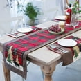 thumbnail image 3 of Dekaim Paño de Mesa de Navidad Rejilla de Navidad Camino de Mesa de Comedor Cubierta de Tela de Adorno Lugar Decoración de Banquete, 3 of 8