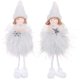 thumbnail image 1 of 2 piezas de ángel colgante de Navidad, decoración de ángulo de árbol de Navidad, colgante de muñeca de ángel, adornos colgantes para árbol de Navidad, manualidades navideñas, decoración de elfos, 1 of 5