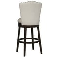 thumbnail image 5 of Hillsdale Furniture Edenwood Upholstered Wood Bar Height Swivel Stool, Cream, 5 of 5