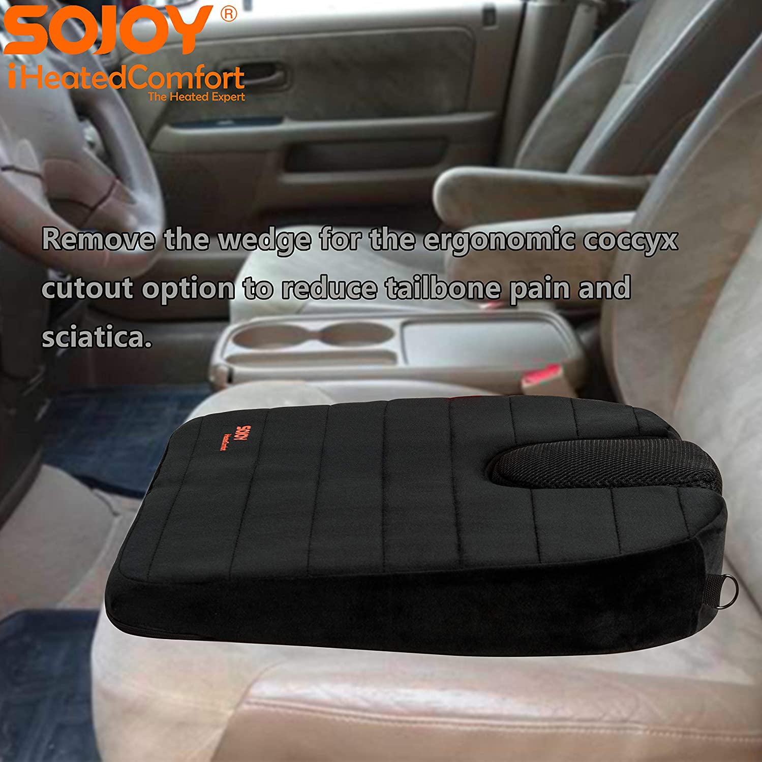 Relief Expert Seat Warmer Universal Fit Heated Seat Cover with Smart Safety Protection