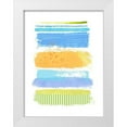thumbnail image 1 of Nicoll, Suzanne 12x14 White Modern Wood Framed Museum Art Print Titled - Beach Stripes No. 1, 1 of 4