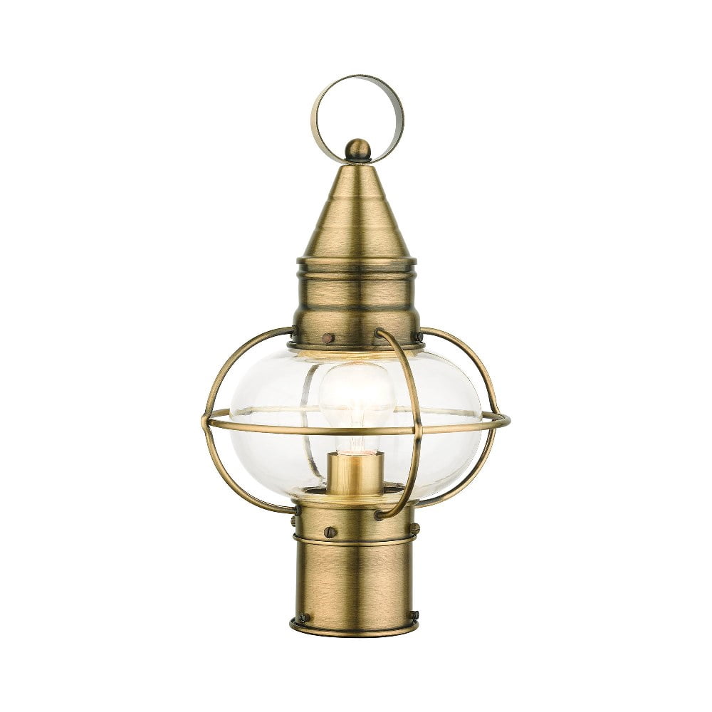 Livex Lighting - Newburyport - 1 Light Outdoor Post Top Lantern in Bohemian
