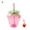 B, variant on Cheer.US Water Cup with Strawberry Shape Milk Fruit Juice Drinking Bottle Water Bottle Leakproof Water Bottle with Straw & Time Marker Perfect for Fitness Gym Camping Outdoor Sports