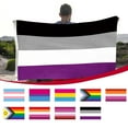thumbnail image 2 of OutmaxHome Flag Outdoor 3x5 Sewn Stripes Progress Gay LGBT Lesbian Transgender Bisexual Flags Fade Resistant for Indoor Outdoor, 2 of 8