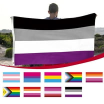 Ke1Clo LGBT Flag under $5! Progress Pride Flag 3x5 Outdoor Bisexual Inclusive Heavy Duty Polyester Deco Flag Double Stitched for Patio and Room Decor