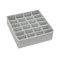 thumbnail image 2 of 24 Cell Foldable Drawer Organizer, Non-Woven Sock and Underwear Storage Box, Grid Divider Storage Container for Socks Ties Belts and Personal Accessories(Beige,32x10cm), 2 of 5