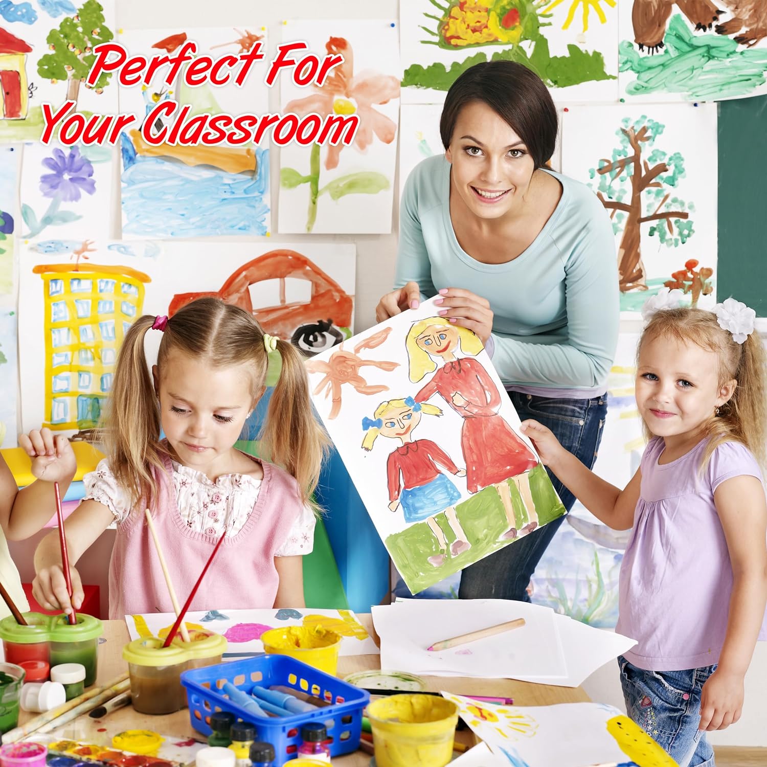 E-CLIPS USA White Poster Board 11”x14” Poster Board for Presentations & School Supplies, 100-Pack