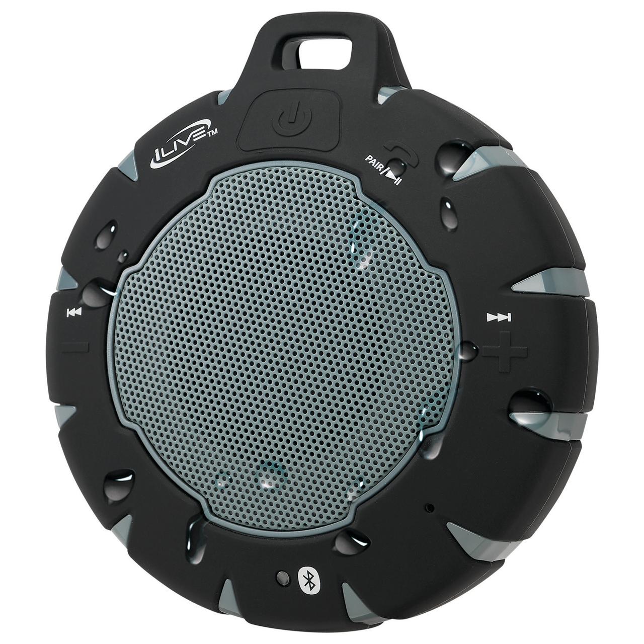 iLive Waterproof Wireless Speaker, ISBW157B, Black - image 3 of 6