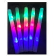 thumbnail image 2 of Color (12 Pack) Light UpGlow Sticks Colorful Sponge Glow Sticks Foam Sticks Concert Bar Stick Flash Sticks Tube Soft Glow, 2 of 7