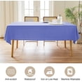 thumbnail image 4 of Textured Tablecloth Rectangle 60x120 Water Resistant Spill-Proof Wipeable Table Cloth Wrinkle Free Fabric Dining Table Cover for Birthday Party Farmhouse Spring Kitchen Tablecloths, 4 of 6
