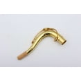 thumbnail image 2 of Siemonic Tenor Sax Neck Gold Lacquer Brass Saxophone Neck Woodwind 28mm Size Warm Sound, 2 of 5