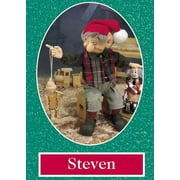 10.5" Zims The Elves Themselves Steven Collectible Christmas Elf Figure