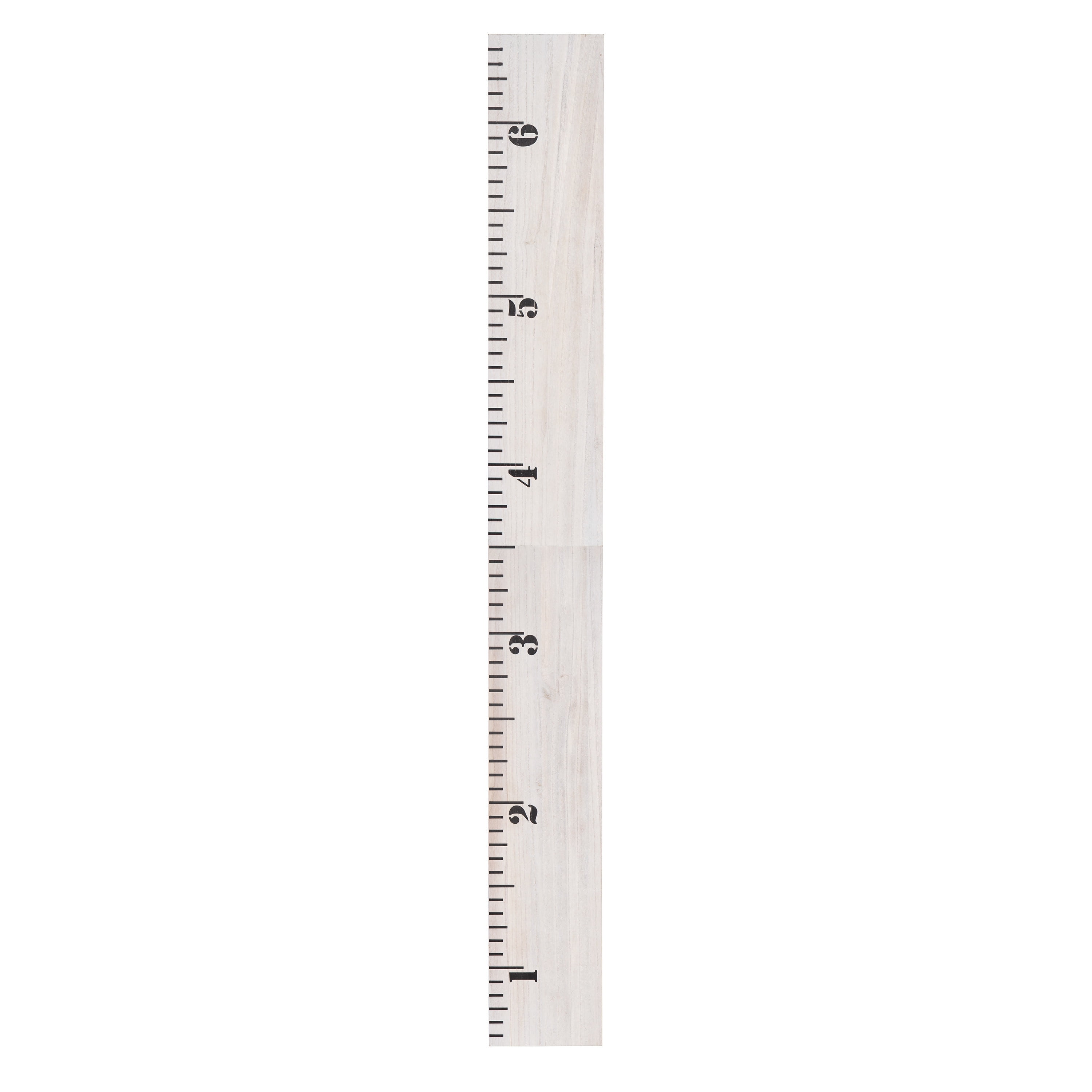 Matte White, 6.5in Wide x 6.5ft. Tall Vinyl Growth Chart Decal 6.5 Tall DIY Ruler Decal Kit Kids Height Ruler Measuring Tape Sticker 