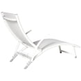 thumbnail image 3 of Alfresco Home Poolside Adjustable Patio Chaise Lounge in Loft White, 3 of 5