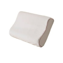 Matoen Replacement Pillow Case for Contour Pillow, Zippered Pillow Cover for Memory Foam Neck Pillow, Soft Cotton Pillow Protector for Neck Cervical Pillow & Latex Pillow, 15.7"x23.6"