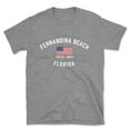 thumbnail image 1 of Fernandina Beach Florida Patriot Men's Cotton T-Shirt, 1 of 1