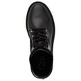 thumbnail image 3 of Calvin Klein Womens Samica Faux Leather Stretch Combat & Lace-up Boots, 3 of 3