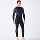 thumbnail image 5 of Traje de buceo Secado rápido Pantalones de manga larga de una sola pieza Sunprotection Manténgase al calentamiento para bucear Snorkeling Surfing Natación Negro / Gris 【M】 Yuarrent OD003281-12, 5 of 7