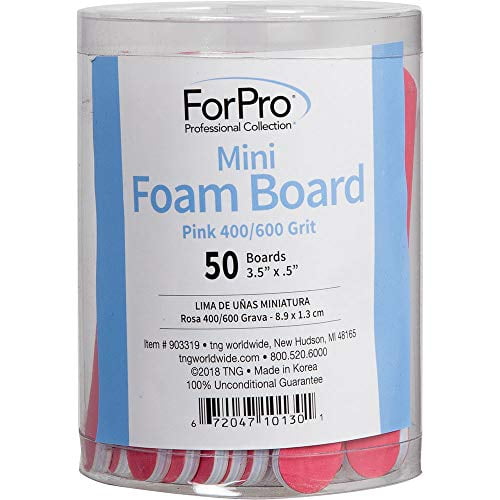 ForPro Pink Foam Board 400/600g 3.5" 50ct