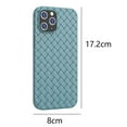 thumbnail image 2 of Lojalitet Compatible with iP14 Pro Max 6.7,Woven &Leather Texture Designing Phone Case,TPU Material，Ultra Thin,grey, 2 of 5