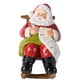 thumbnail image 5 of Figura de Papá Noel para decoración de mesa, estatua de resina para dormitorio, estantería de escritorio, 5 of 9