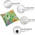 thumbnail image 6 of nygtbtfer Set of 2 Pillow Covers Flower Outdoor Square Indoor Decorative Throw Pillows White, 6 of 7