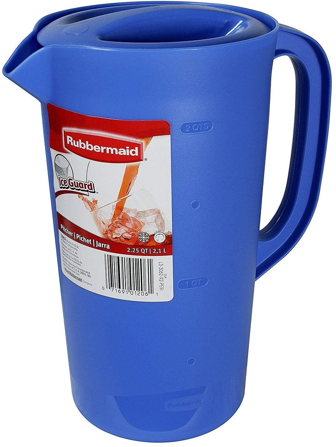 Rubbermaid Pitcher, 2.25 Quart, Laguna Blue
