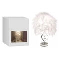 thumbnail image 3 of CM-TOP | Luz de árbol bonsái para decoración de Habitaciones | Lámpara De Plumas con Corazón | Color Blanco | árbol de Luces de Hadas | Luces LED | por USB para decoración del hogar (23 * 39CM), 3 of 3