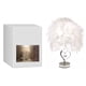 thumbnail image 3 of CM-TOP | Luz de árbol bonsái para decoración de Habitaciones | Lámpara De Plumas con Corazón | Color Blanco | árbol de Luces de Hadas | Luces LED | por USB para decoración del hogar (23 * 39CM), 3 of 3
