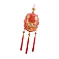 thumbnail image 1 of 2024 Dragon Porte Signe Chanceux Fu Pendentifs Chinois Nouvel An Décorations Suspendues C, 1 of 8