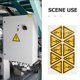 thumbnail image 2 of Warning Electric Shock Sign for Indoor and Outdoor Use Yellow Pvc Adhesive 10Pcs, 2 of 5