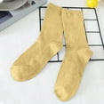 thumbnail image 2 of Women's Spring/Summer Funny Slouch Socks - Solid Color Silk Stockings Scrunch Slouchy Mid-Calf Socks for Women & Girls Gifts, 2 of 3