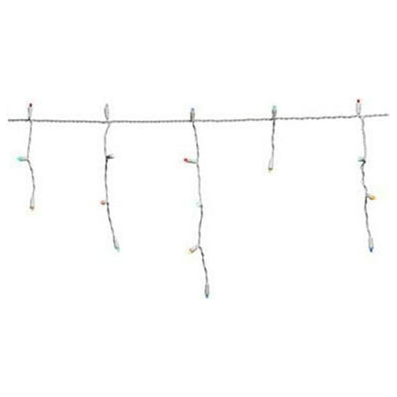 Holiday Wonderland 47912-88 Christmas LED Icicle Lights Set, Micro, Twinkling Multi-Color, 105-Ct. - Quantity 12